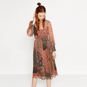 Zara Patchwork Dress